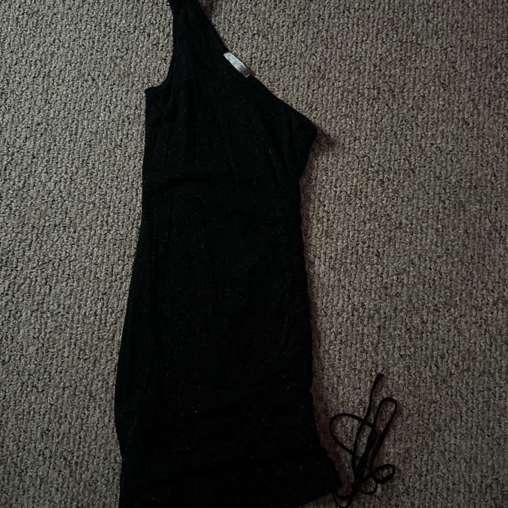 Vintage Kiss Black Sparkle Dress